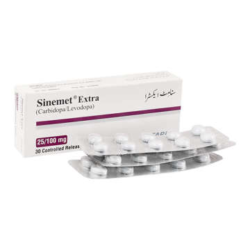 Picture of Sinemet Extra 25/100mg Tab 10x3s